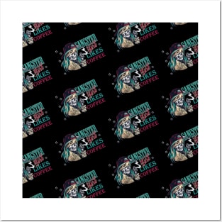 Gangster girl pattern design Posters and Art